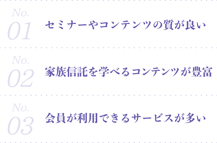 トリニティラボへの入会理由